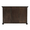 Modern Farmhouse Espresso Wash Large Accent Cabinet with Baskets