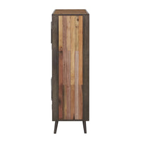 Modern Rustic Double Decker Accent Cabinet