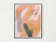 8" x 10" Contemporary Cascade Abstract Watercolor Wall Art