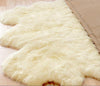 3' x 5' Trio Natural Sheepskin Area Rug