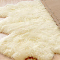 3' x 5' Trio Natural Sheepskin Area Rug