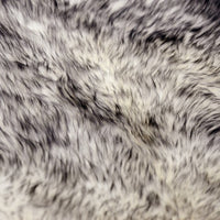 3' x 5' Gray Ombre Natural Sheepskin Area Rug