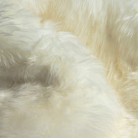3' x 5' Natural Rectangular Sheepskin Area Rug