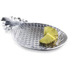 Silver Tropical Pineapple Shaped Serving Platter