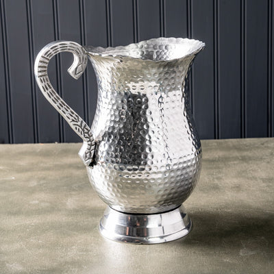 Hand Hammered Stainless Steel Pitcher