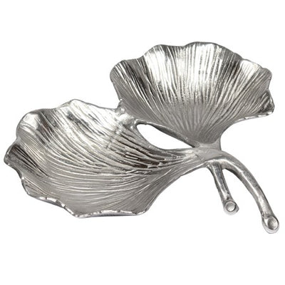 Two Section Textured Flower Serving Bowl