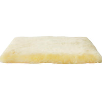 17" Square Natural Green Medical Grade Sheepskin Chair Pad