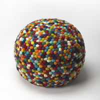 Rainbow Sprinkles Pouf Ottoman