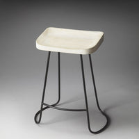 Backless Wood Counter Stool