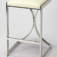 Silver Plated Counter Stool