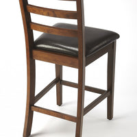 Dark Brown High Pub Stool