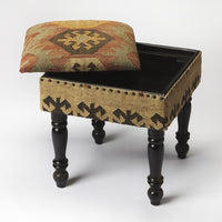 Bohemian Jute Stool