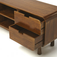 Drayton Modern Wood Entertainment Console