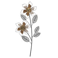 Metal Wire Flower Wall Décor Piece