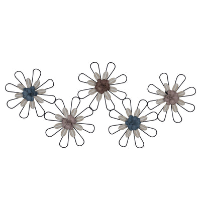 Wire Metal Floral Wall Décor