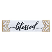 Farmhouse Style Blessed Wall Plaque