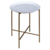 Modern Metal Tray Top End Table