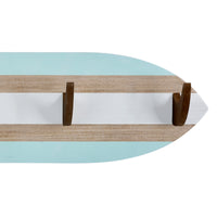 Surfboard Shaped Wall Hooks