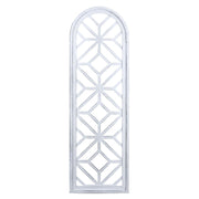 White Wooden Window Panel Wall Décor