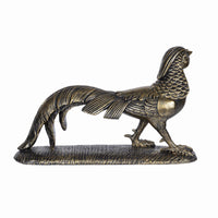 Antique Gold Pheasant Statue