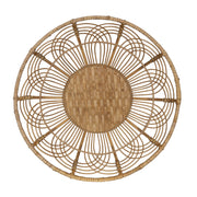 Medium Bohemian Bamboo Decorative Wall Basket