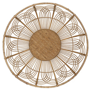 Jumbo Bohemian Bamboo Decorative Wall Basket