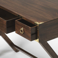 Walnut Brown Writing Desk