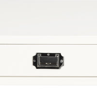 Modern White Campaign Style Desk