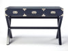 Dark Blue Campaign Style Desk