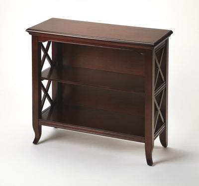 Newport Plantation Cherry Low Bookcase