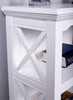 Newport Glossy White Low Bookcase