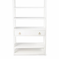 Lark White Bookshelf