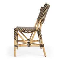 Indoor Outdoor Zig Zag Rattan Dining Chair