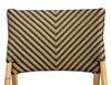 Indoor Outdoor Zig Zag Rattan Dining Chair