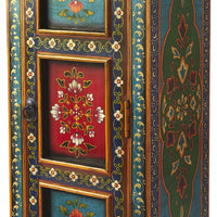 Amir Hand Painted Tall Cabinet