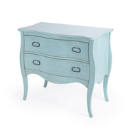 Distressed Blue 2 Drawer Bombay Chest