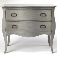 Rochelle Gray 2 Drawer Chest