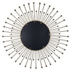 Gold Sunburst Round Wall Mirror