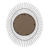 Gold Metal Spiked Wall Mirror
