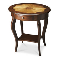 Jeanette Plantation Cherry Oval Accent Table