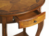 Jeanette Olive Ash Burl Oval Accent Table