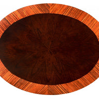 Jeanette Cherry Nouveau Oval Accent Table