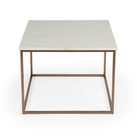 Holland Marble &amp; Metal Coffee Table