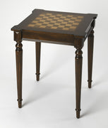 22" Dark Brown And Brown Square Coffee Table