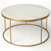 White Marble Coffee Table