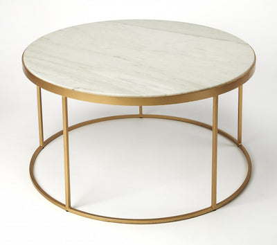 White Marble Coffee Table