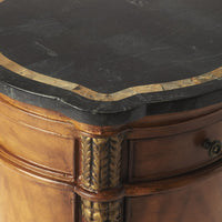 Montero Fossil Stone Drum Table