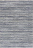 8’ x 11’ Navy Blue Decorative Stripes Area Rug