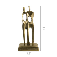 Contemporary Gold Statue Decor