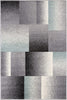 4' x 6’ Gray Modern Geometric Area Rug